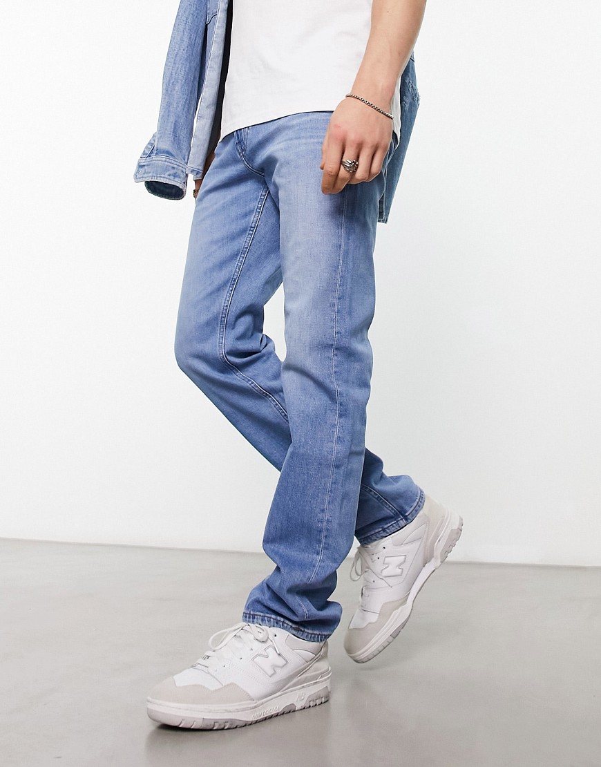 Lee Daren slim fit jeans in light wash-Blue