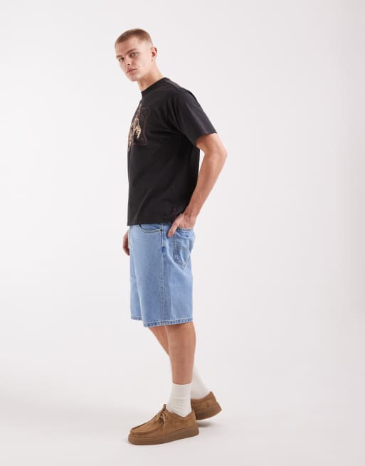 Lee - Denim jort in blauw, 3 van 5