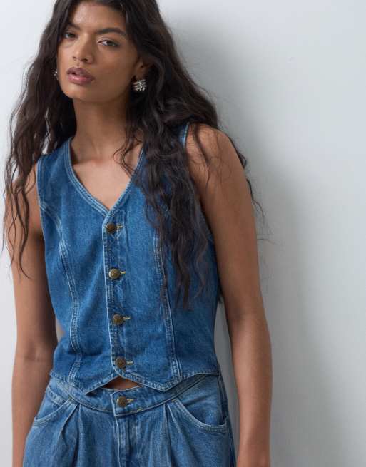Lee denim-jumpsuit i mellemvask, 2 af 5