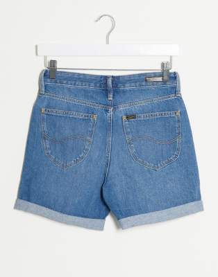 light jean shorts