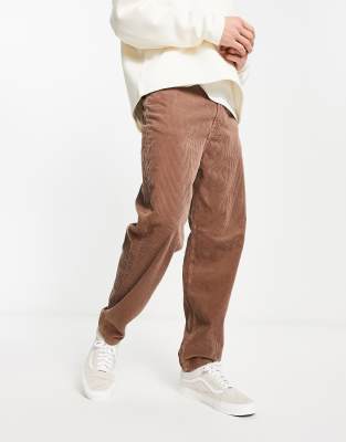 Lee Easton tapered fit cord jeans in washed beige - ASOS Price Checker
