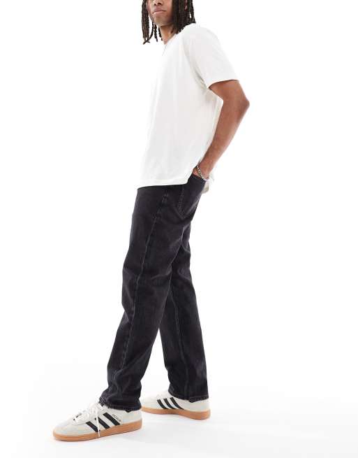 Lee – Haden – Bleksvarta, raka jeans, 3 av 5