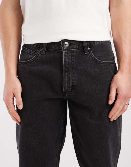 Lee Haden wide leg jeans in black, 4 of 5