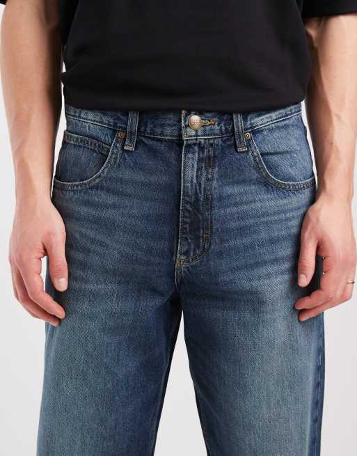 Lee Henry baggy jeans in mid blue, 5 of 5