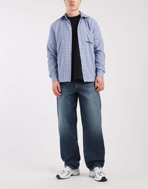 Lee - Henry - Jean baggy - Bleu moyen - view 1