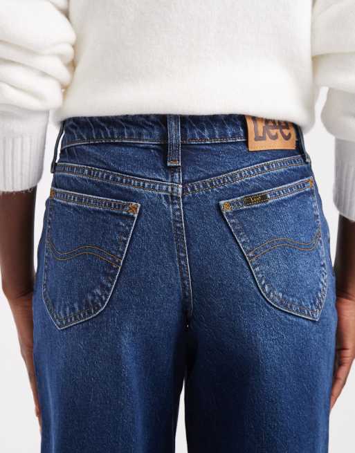 Lee jean plissé coupe large délavage moyen, 4 de 5