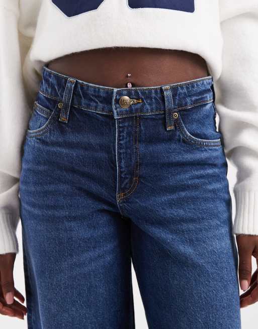Lee jean plissé coupe large délavage moyen, 5 de 5
