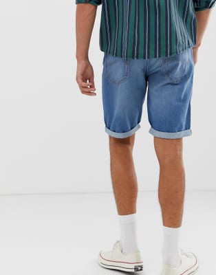 lee 5 pocket denim shorts