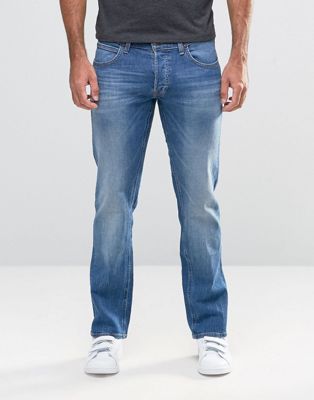 Lee Jeans Daren Stretch Slim Fit Authentic Blue | ASOS
