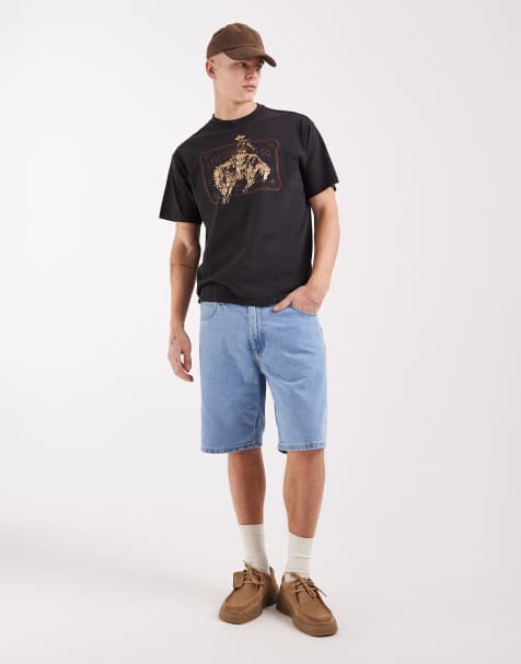 Lee – Jeans-Jorts in Blau - view 1