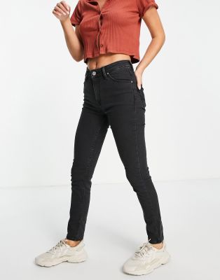 lee black high waisted jeans