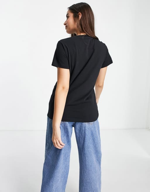 Lee Jeans - T-shirt avec logo sur le devant - Noir, 3 de 4