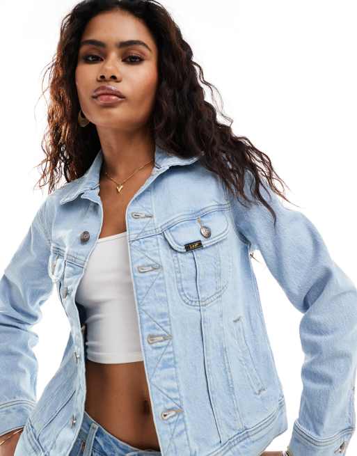 Veste en jeans lee sale