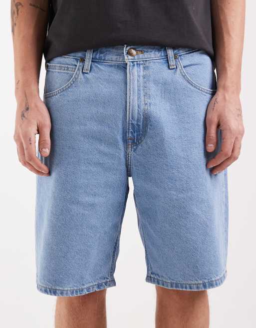 Lee - Jorts di jeans blu, 5 di 5