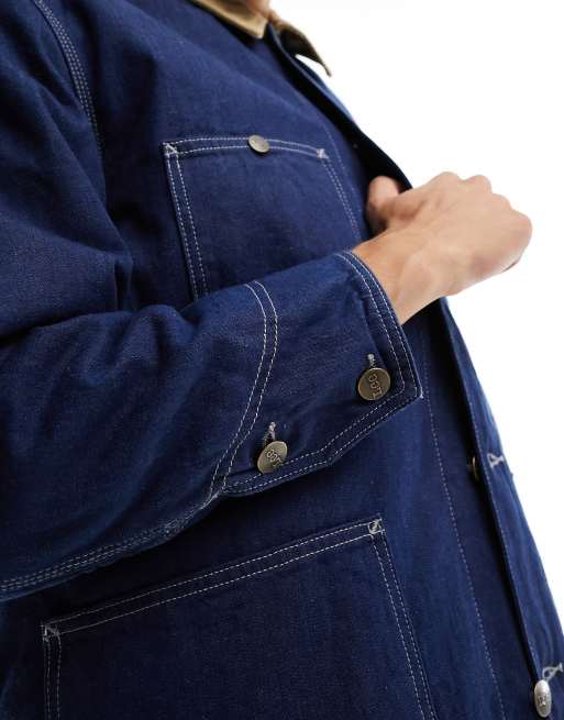 Lee Loco Veste en jean ample style workwear D lavage fonc