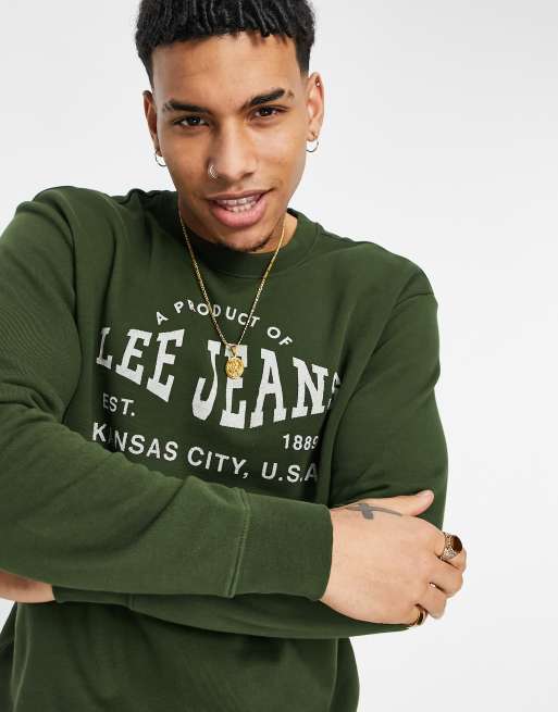 Lee crew neck outlet sweatshirt