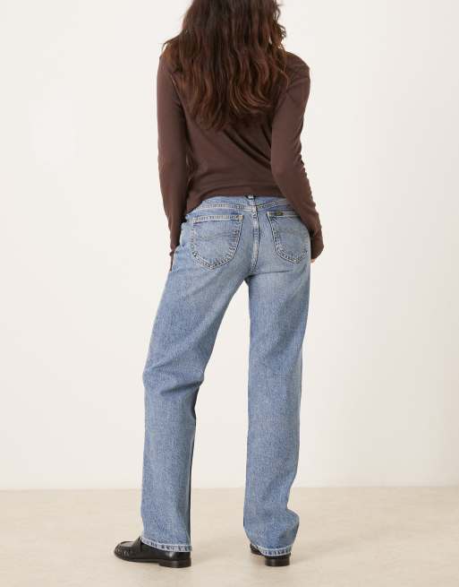 Lee – London – Jeans in verwaschenem Hellblau mit geradem Bein, 3 von 5