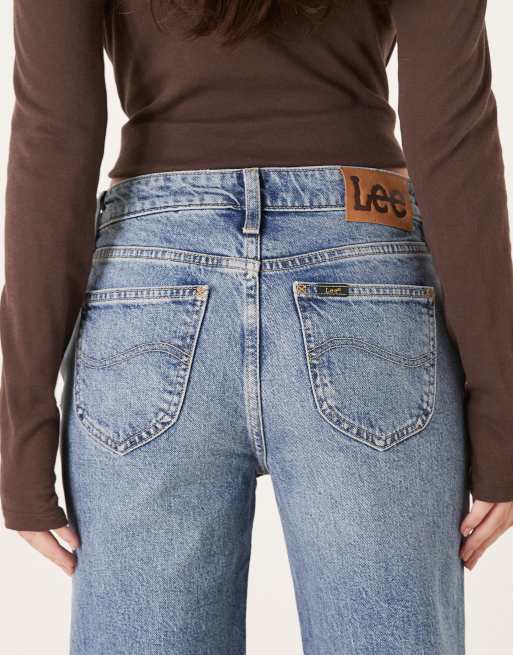 Lee – London – Jeans in verwaschenem Hellblau mit geradem Bein, 4 von 5