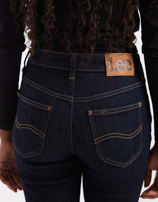 Lee London Jeans mit geradem Schnitt in dunkler Waschung, 5 von 5