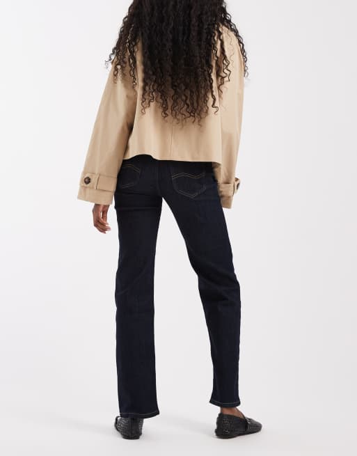 Lee London - Regular jeans met rechte pasvorm in donkere wassing, 2 van 5