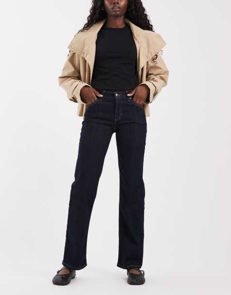 Lee London regular straight fit jeans i mörk tvätt - view 1