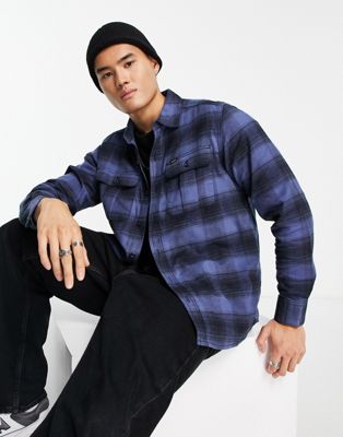 Lee long sleeve check shirt in blue