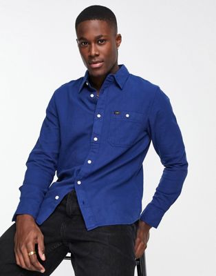 Lee long sleeve shirt in blue
