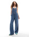 [Lee] Lee loose fit dungarees in dark blue S Dark blue