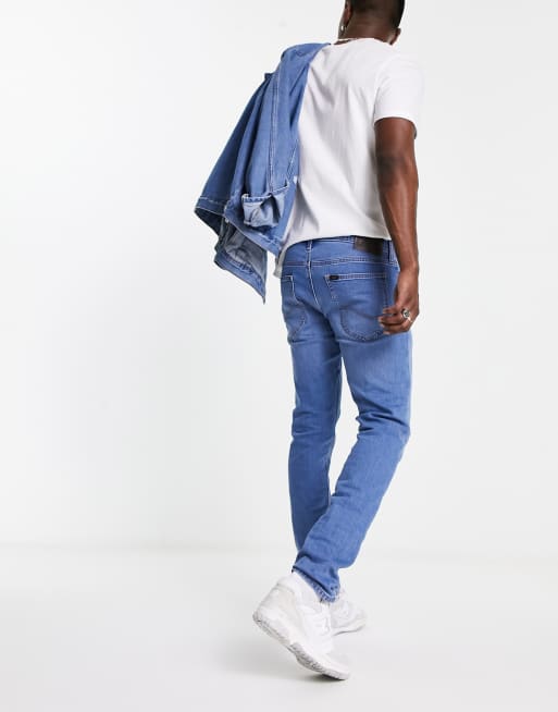 Lee – Luke – Jasnoniebieskie dopasowane jeansy