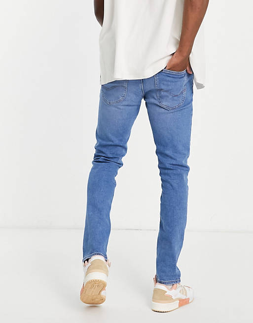 Jeans slim affusolati azzurri Luke Asos Uomo Abbigliamento Pantaloni e jeans Jeans Jeans affosulati 