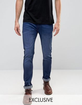 Lee Luke Skinny Jeans Flyer Blue | ASOS