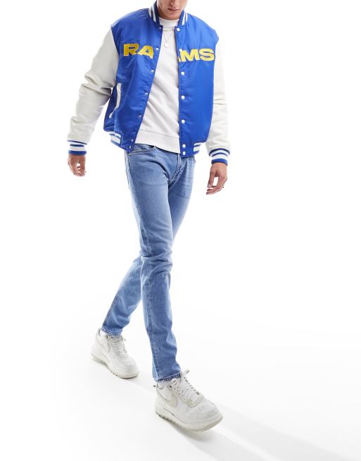 Lee - Luke - Slim fit tapered slidte working man-jeans i lys vask, 3 af 5