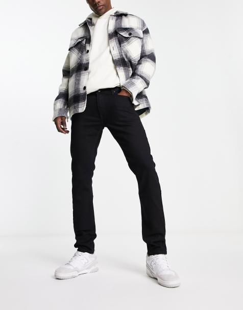 Lee Luke slim jean in black - view 1
