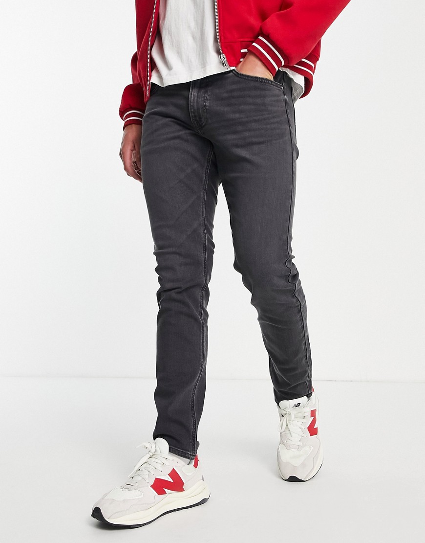 Lee - Luke - Slim-jeans med tapered pasform-Grå