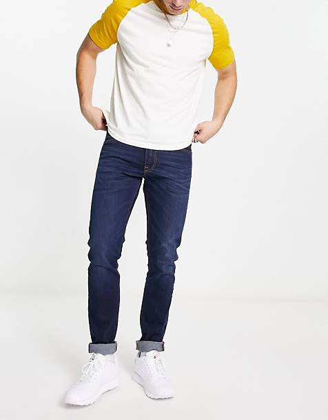 Balloon fit jeans in ecru ASOS Herren Kleidung Hosen & Jeans Jeans Tapered Jeans 