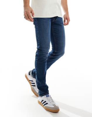 lee luke slim tapered black