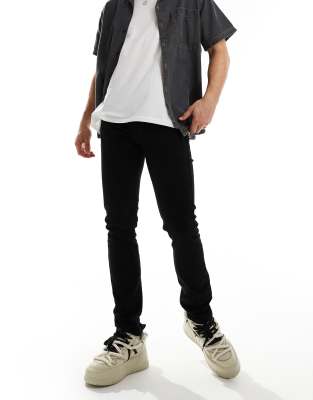 Lee Lee Luke slim tapered jeans in rinse black