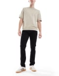 [Lee] Lee Luke slim tapered jeans in rinse black W34 L34 black