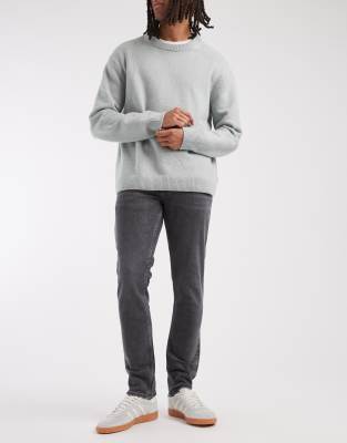 Lee Lee Luke slim tapered jeans in washed dark grey