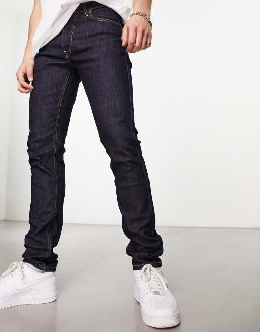 Lee - Luke - Smalle jeans i mørkeblå