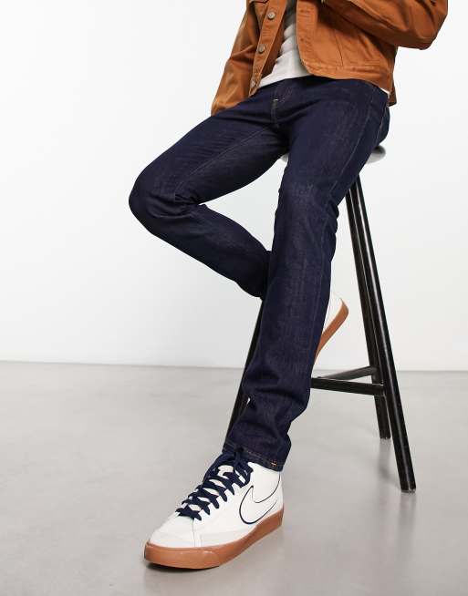 Lee - Luke - Smalle, toelopende jeans met donkere wassing, 4 van 4
