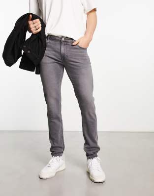 Lee Malone skinny fit jeans in washed black