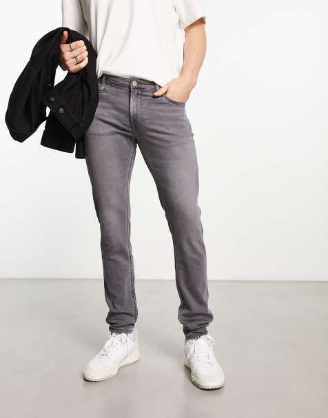 Lee Malone skinny fit jeans in washed black - view 1