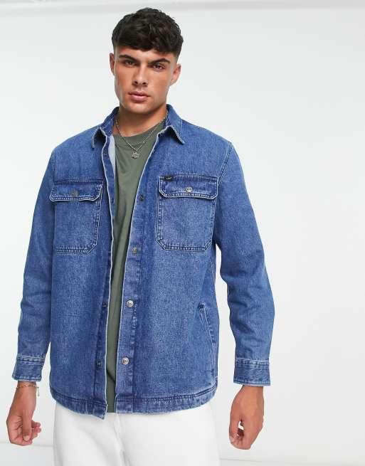 Lee - Mellemvasket arbejdsoverskjorte i denim