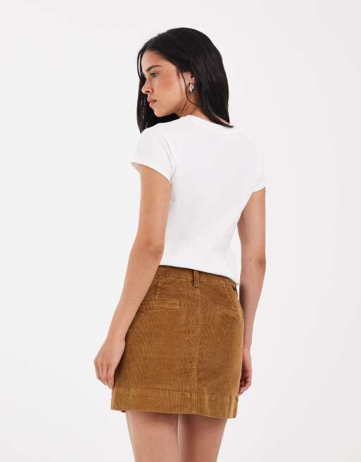 Lee mini-jupe en suedette marron, 5 de 5