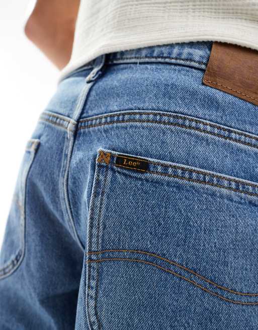 Lee – Oscar – Avslappnade, avsmalnande jeans i ljus vintagetvätt, 5 av 5