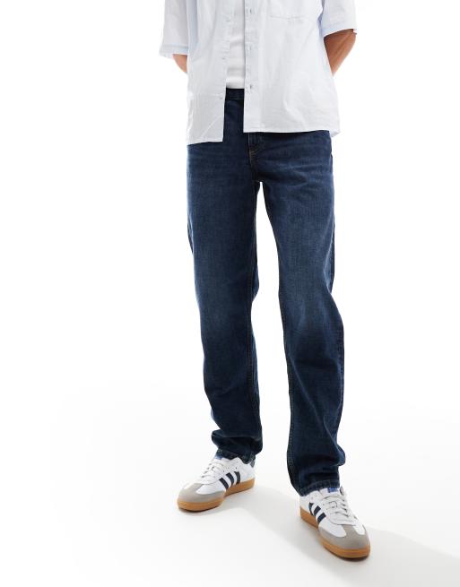 Lee - Oscar - Jeans affusolati comodi lavaggio scuro, 4 di 5