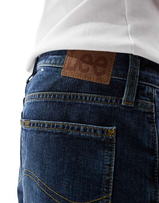 Lee - Oscar - Jeans affusolati comodi lavaggio scuro, 5 di 5