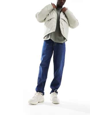 Lee Oscar relaxed tapered fit jeans in blue nostalgia dark wash - view 1