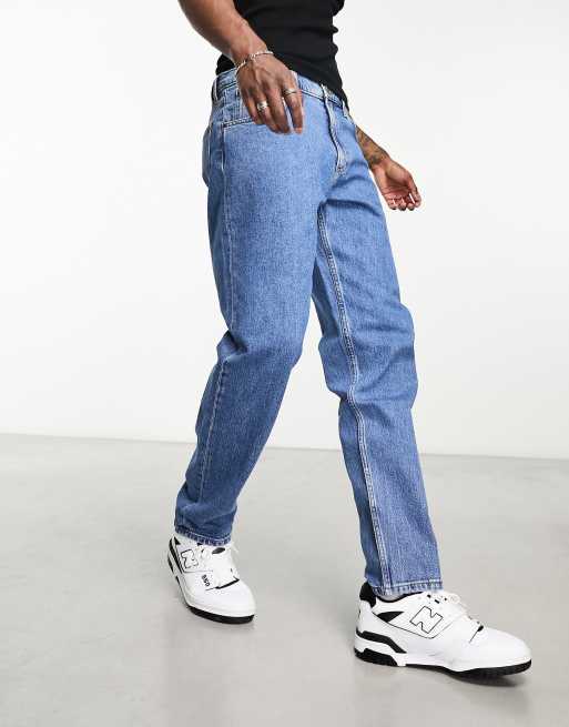 Lee Oscar relaxed tapered jeans in light wash